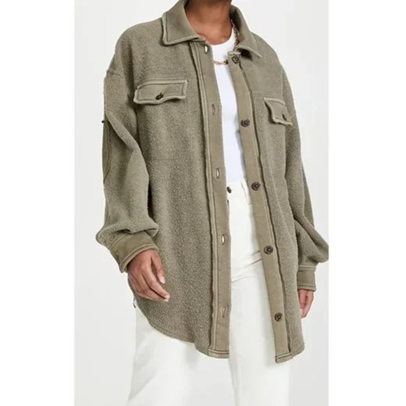 Free People Jackets & Blazers - Free People Ruby Oversized Shirt Jacket